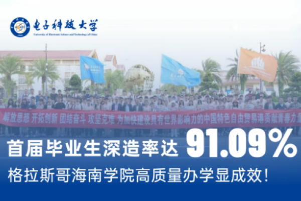 首届毕业生深造率达91.09%！格拉斯哥海南学院高质量办学显成效！
