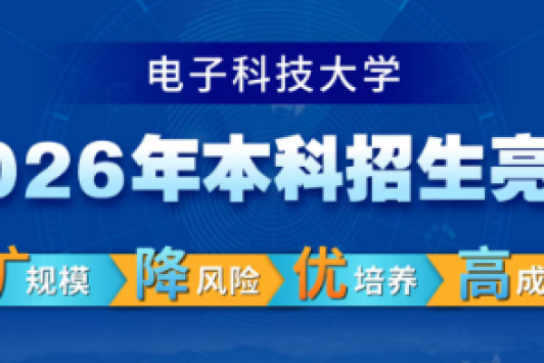 重磅发布！电子科大2026年本科招生亮点